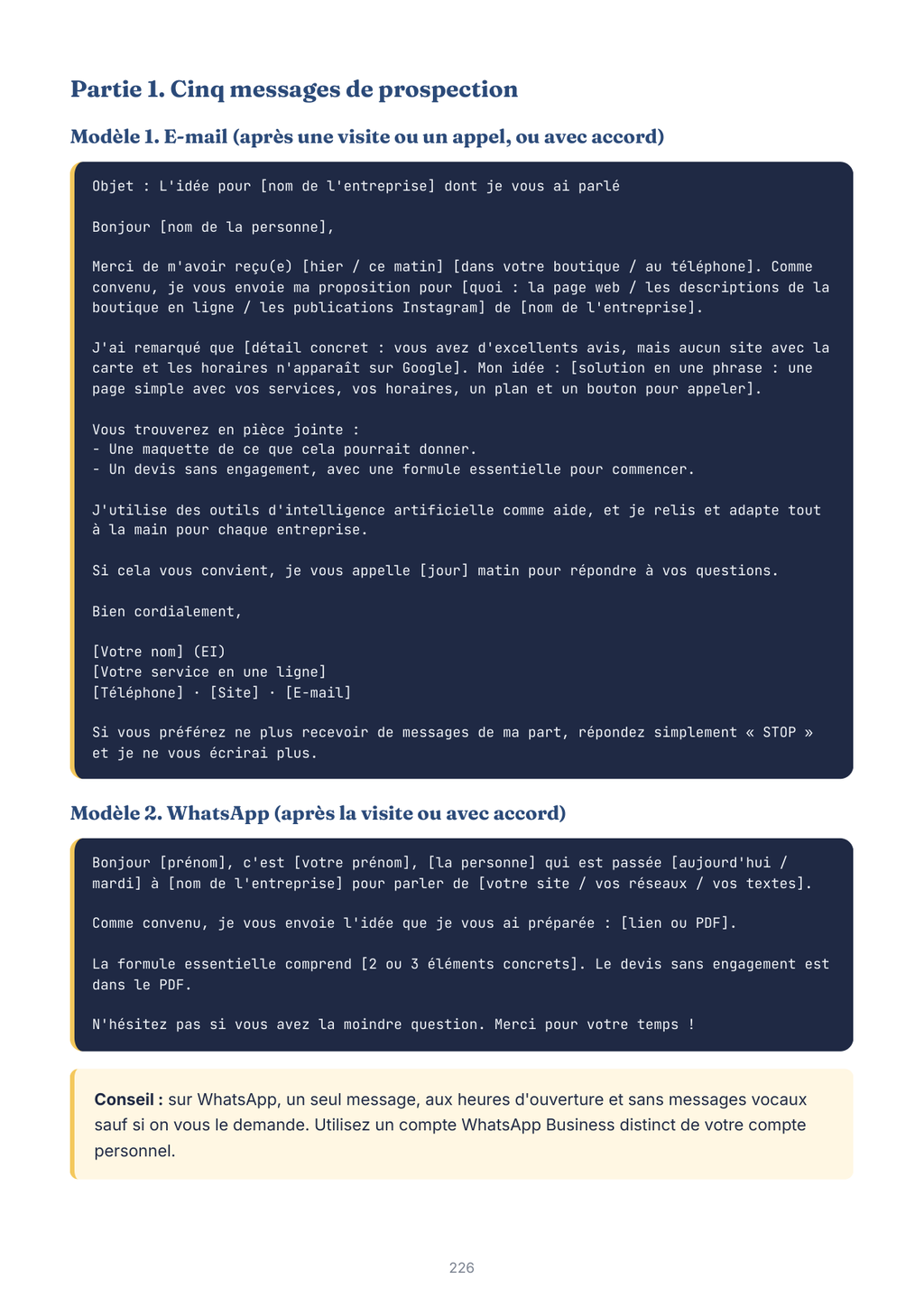 Page du guide PDF : plantillas