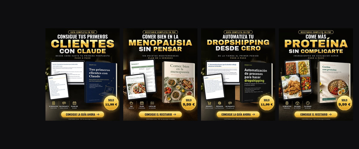 Portadas de las guías de CONTORNA