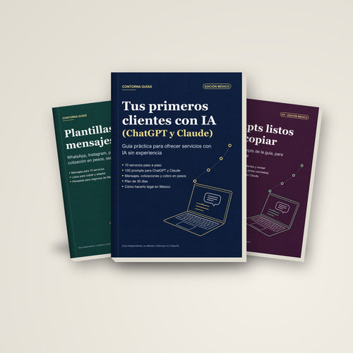 Los 3 PDF del kit de IA, edición México