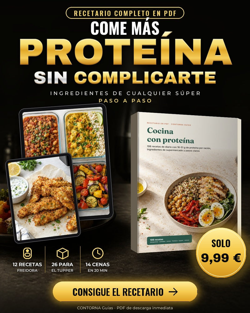 Recetario Cocina con proteína en PDF a 9,99 €